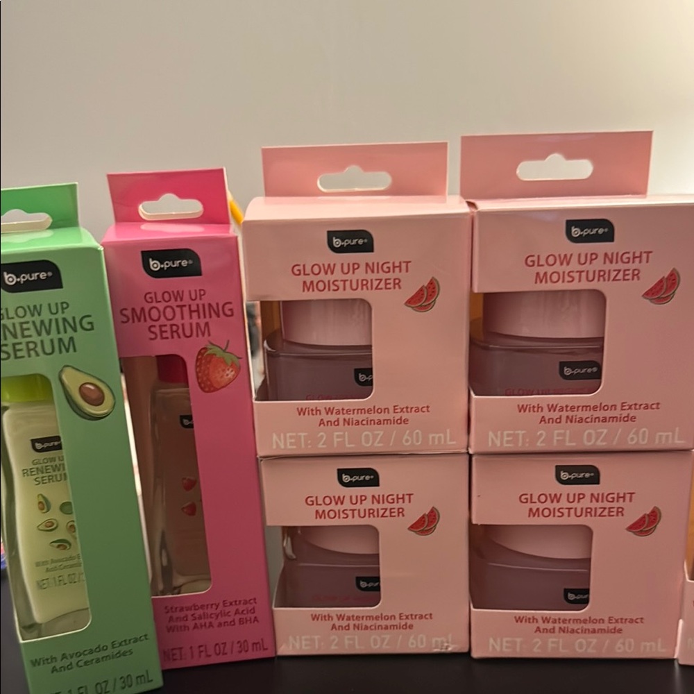 N-puré Pink and Green Makeup Serum Set